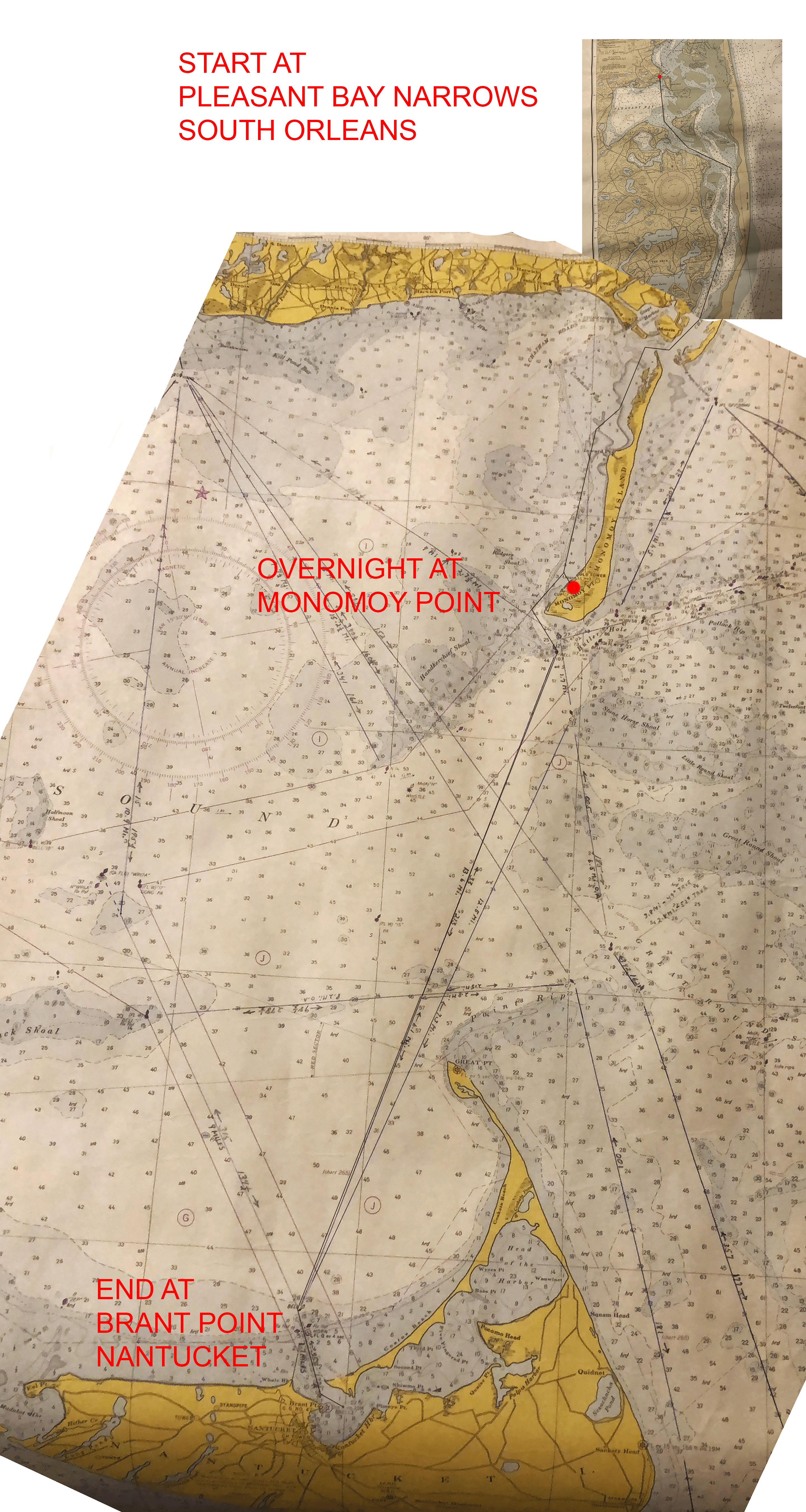 Route to Nantucket